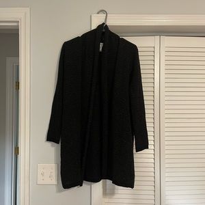 Black sparkly cardigan sweater